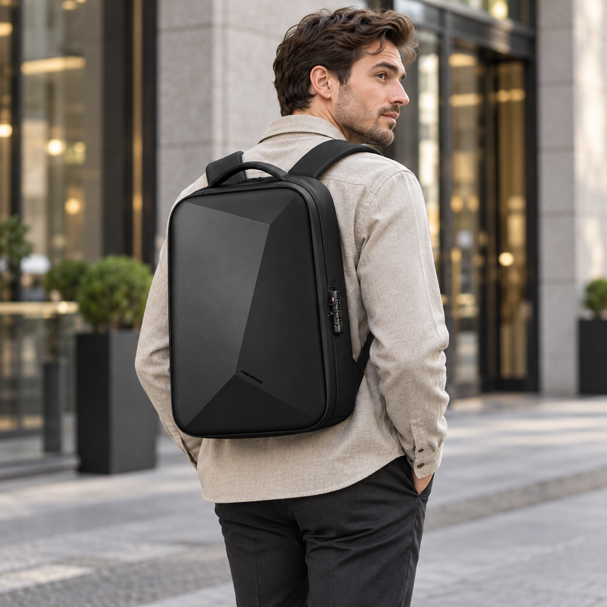Hard Shell Anti-Theft Laptop Backpack