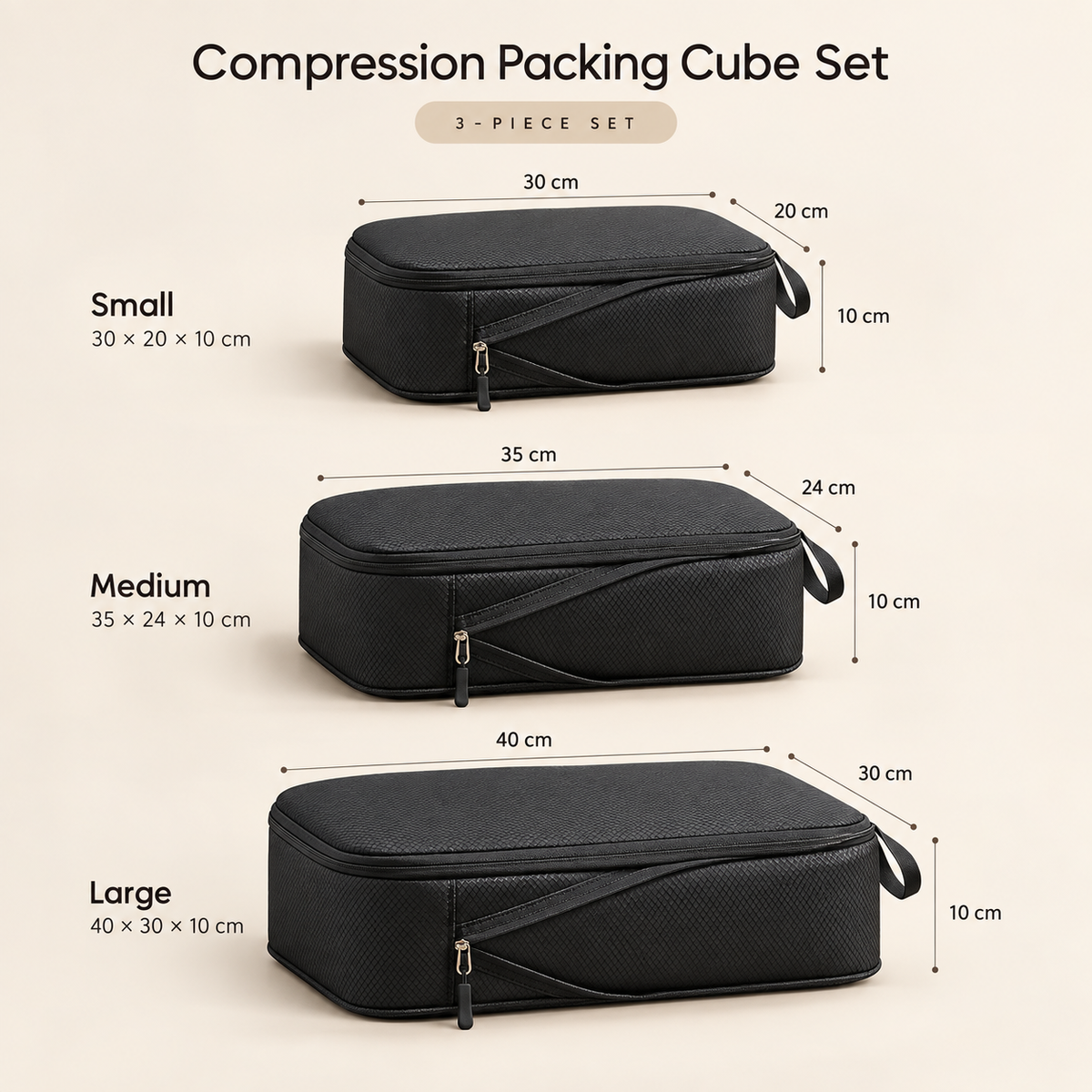 Compression Packing Cube Set