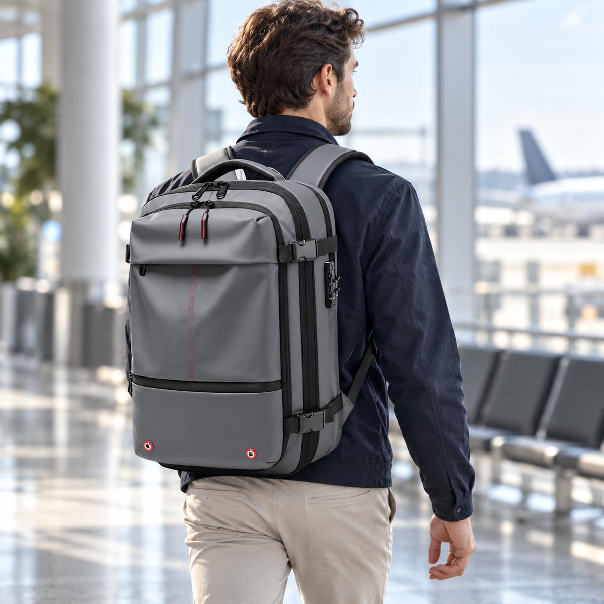 Expandable Vacuum Compression Backpack